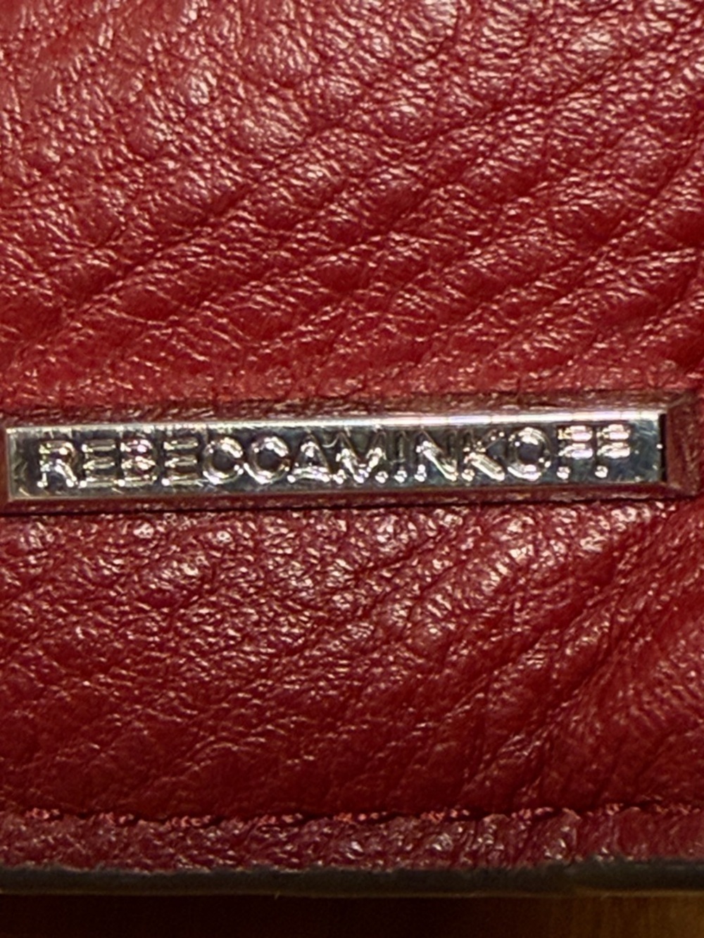 Rebecca Minkoff Boho Finn Tassel Suede Leather Crossbody Clutch Burgundy (GUC) - Picture 15 of 17